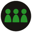 Team Building icon Equality and Team Building icon