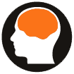 Memory And Cell Growth Symbol with black background Memory And Cell Growth Symbol