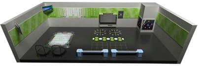 CardioRoom_ver2_02 3D Model of Exergame Playground