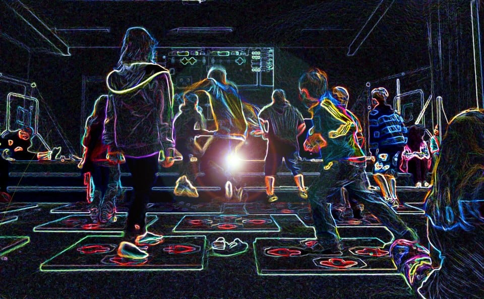 Exergame Game Pad in Digital Art