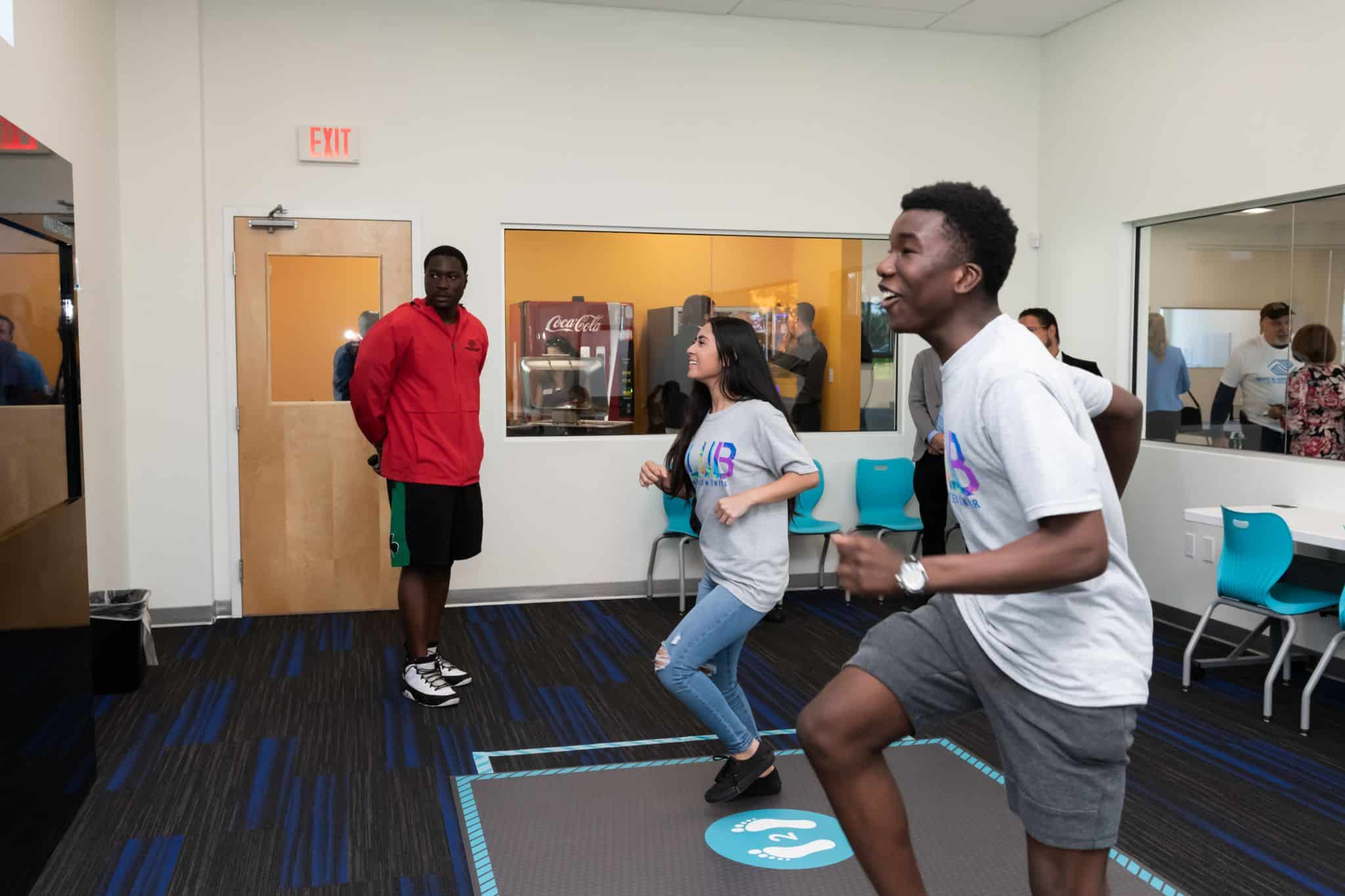 Boys & Girls Clubs of St. Lucie iWall Fitness Fun