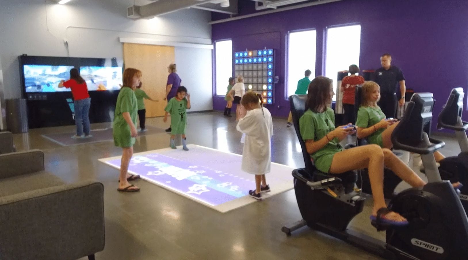 Flexible Multipurpose Spacing with Exergaming at the YMCA