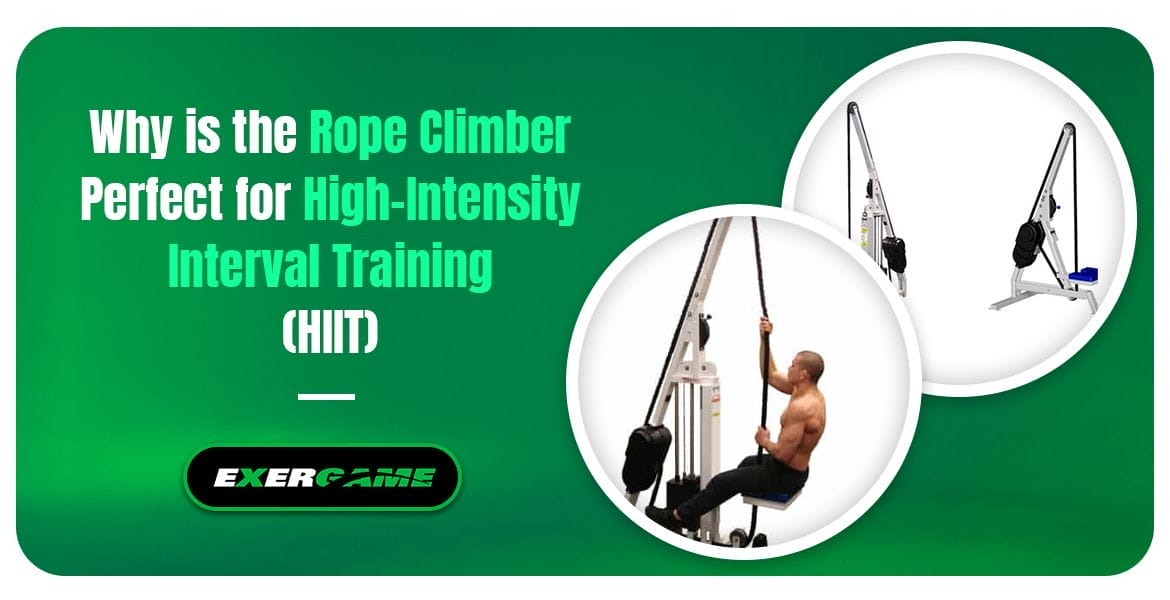 Why is the Rope Climber Perfect for High-Intensity Interval Training (HIIT)?